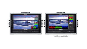 seetec atem156sco carry on broadcast monitor with vectorscopes and histogram