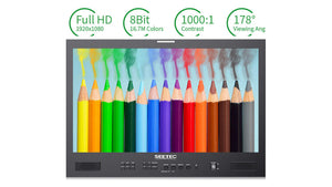 seetec atem215s broadcast monitor sdi high resolution high contrast ips display