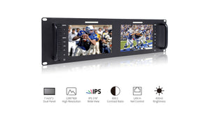 feelworld d71h rack mount monitor wide viewing angle ips screens