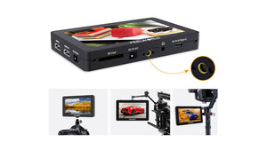 feelworld f6 plus on camera field monitor easy to mount