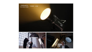 feelworld fl125b studio light bi colour powerful output