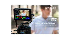 feelworld lut7 ultrabright camera monitor outdoor filming field monitor