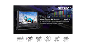seetec p1339hsd broadcast monitor sdi and hdmi