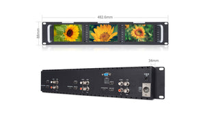 feelworld t51h hdmi rack mount monitor metal construction