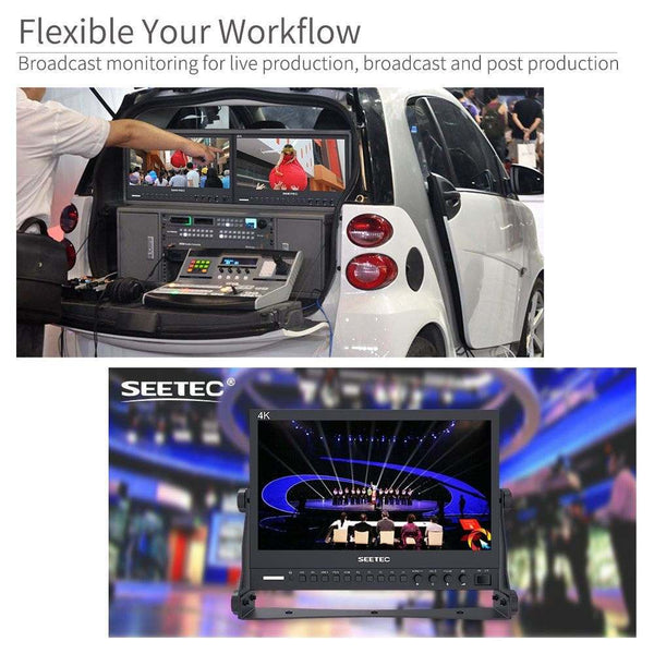 SEETEC P133-9HSD 13.3 INCH 1920X1080 BROADCAST DIRECTOR MONITOR WITH SDI 4K HDMI - Feelworld