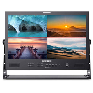 SEETEC ATEM215S 21.5 INCH 1920X1080 PRODUCTION BROADCAST MONITOR LUT WAVEFORM HDMI 4 SDI IN OUT - Feelworld