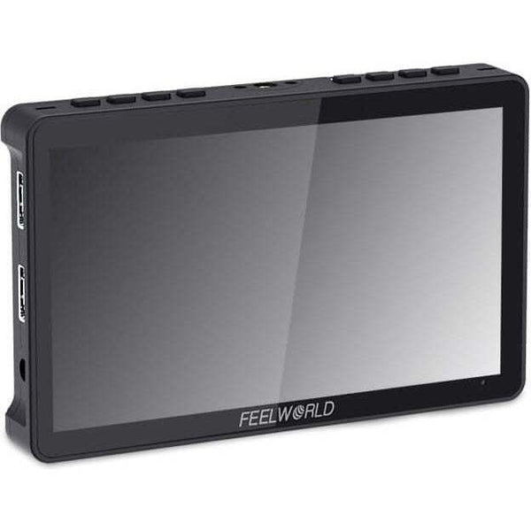 FEELWORLD F5 PRO V4 5.5 INCH TOUCHSCREEN DSLR CAMERA FIELD MONITOR LUT WAVEFORM EXTERNAL KIT LIGHT - Feelworld