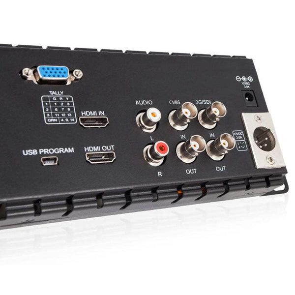 FEELWORLD T51 TRIPLE 5 INCH 2RU LCD RACK MOUNT WITH SDI HDMI AV INPUT AND OUTPUT BROADCAST MONITORS - Feelworld
