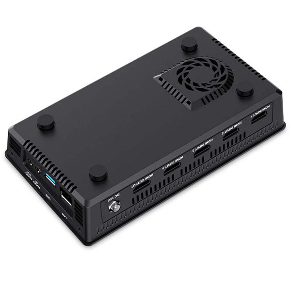FEELWORLD L2 PLUS MULTI CAMERA VIDEO MIXER SWITCHER 5.5" TOUCH PTZ CONTROL CHROMA KEY LIVE STREAMING - Feelworld