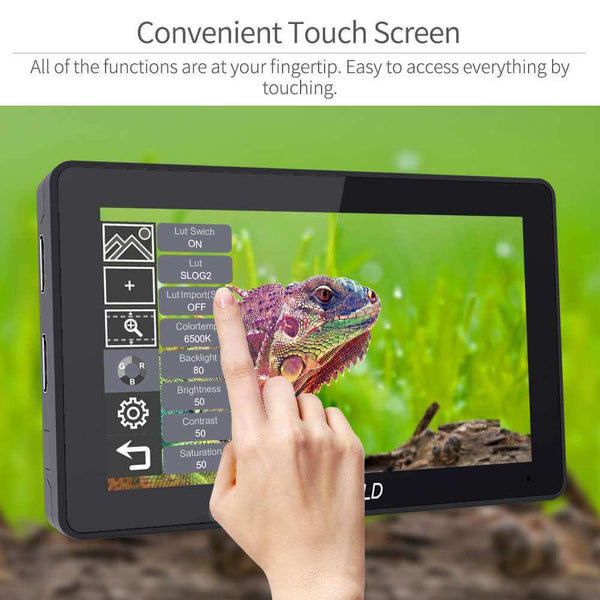 FEELWORLD F6 PLUS 5.5 INCH SMALL TOUCH SCREEN 3D LUT CAMERA DSLR FIELD MONITOR 1920X1080 HD 4K HDMI - Feelworld