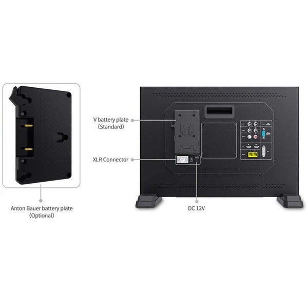 SEETEC FS215-S4K 17.3 INCH 1920X1080 BROADCAST DIRECTOR MONITOR UMD TEXT TALLY DISPLAY SDI HDMI - Feelworld