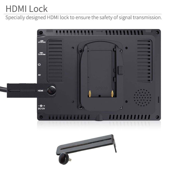 FEELWORLD FW759 7 INCH SLIM DSLR CAMERA FIELD MONITOR HD VIDEO ASSIST IPS 1280X800 4K HDMI AV - Feelworld