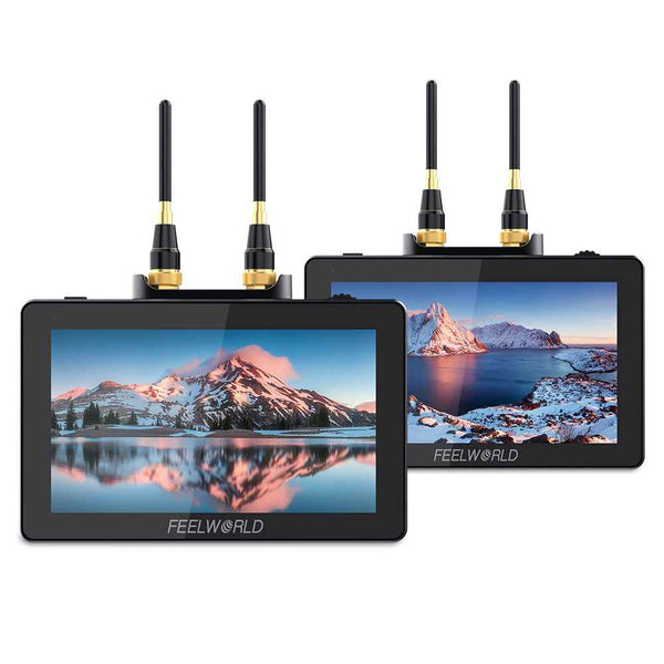 FEELWORLD FT6 FR6 5.5 INCH WIRELESS VIDEO TRANSMISSION DSLR CAMERA FIELD TOUCH MONITOR 4K HDMI - Feelworld