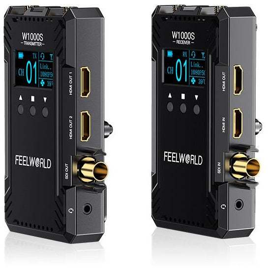 FEELWORLD W1000S 1000FT HDMI SDI WIRELESS VIDEO TRANSMISSION SYSTEM FOR DIRECTOR AND PHOTOGRAPHER - Feelworld