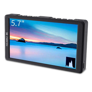FEELWORLD F570 5.7 INCH SMALL DSLR CAMERA FIELD MONITOR FULL HD 1920X1080 4K HDMI ALUMINUM HOUSING - Feelworld