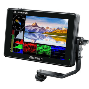 FEELWORLD LUT7S SDI 7 INCH 2200NIT ULTRA BRIGHT TOUCHSCREEN DSLR CAMERA FIELD MONITOR WITH WAVEFORM - Feelworld