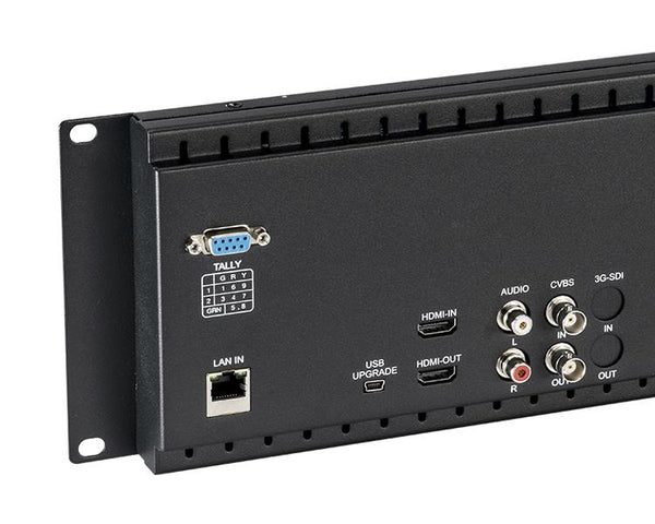FEELWORLD D71 PLUS-H DUAL 7" 3RU RACK MOUNT MONITOR 4K HDMI 1920X1200 IPS
