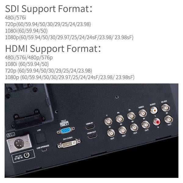 SEETEC P150-3HSD 15 INCH 1024X768 BROADCAST DIRECTOR MONITOR WITH PEAKING FOCUS ASSIST 3G SDI HDMI - Feelworld