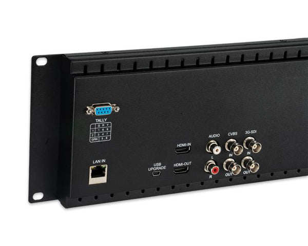 FEELWORLD D71 PLUS DUAL 7" 3RU RACK MOUNT MONITOR 4K HDMI SDI 1920X1200 IPS