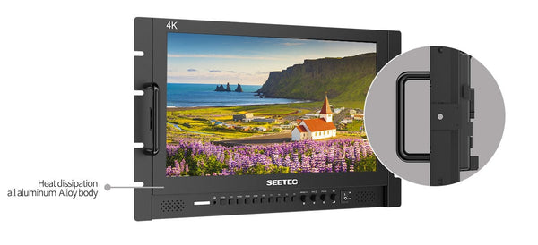 SEETEC P173-9HSD-RM 17.3 INCH 1920X1080 RACKMOUNT BROADCAST MONITOR WITH SDI 4K HDMI