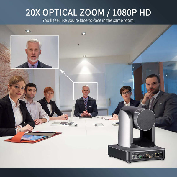 FEELWORLD NDI20X SIMULTANEOUS 3G-SDI HDMI NDI IP LIVE STREAMING PTZ CAMERA WITH 20X ZOOM SUPPORT POE - Feelworld
