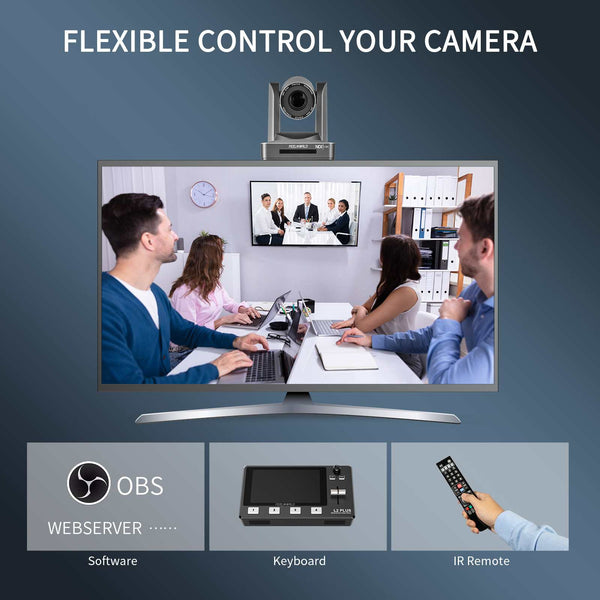 FEELWORLD NDI20X SIMULTANEOUS 3G-SDI HDMI NDI IP LIVE STREAMING PTZ CAMERA WITH 20X ZOOM SUPPORT POE - Feelworld