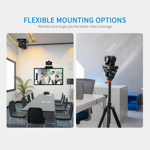 FEELWORLD USB10X VIDEO CONFERENCE USB PTZ CAMERA 10X OPTICAL ZOOM FULL HD 1080P FOR LIVE STREAMING - Feelworld