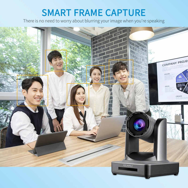 FEELWORLD POE20X SIMULTANEOUS 3G-SDI HDMI IP LIVE STREAMING PTZ CAMERA WITH 20X ZOOM POE SUPPORTED - Feelworld