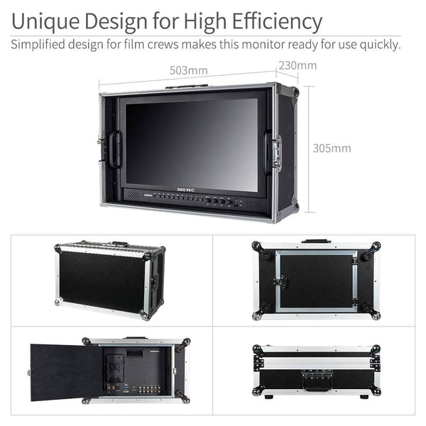 SEETEC P173-9HSD-CO 17.3 INCH 1920X1080 BROADCAST DIRECTOR MONITOR CARRY ON WITH SDI HDMI IN OUT - Feelworld