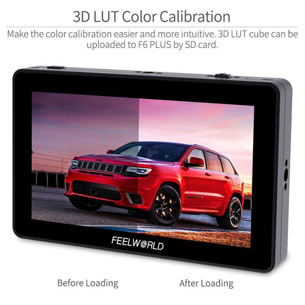 FEELWORLD F6 PLUS 5.5 INCH SMALL TOUCH SCREEN 3D LUT CAMERA DSLR FIELD MONITOR 1920X1080 HD 4K HDMI - Feelworld