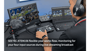 Seetec ATEM156 monitors 4 inputs