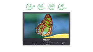 seetec atem156sco carry on broadcast monitor ips screen