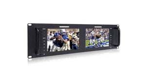 feelworld d71 dual rack mount monitors wide viewing angles