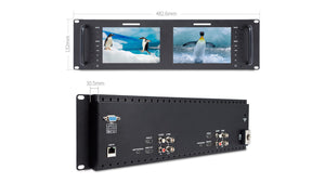 feelworld d71h rack mount monitor intuitive to control