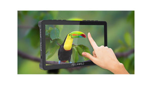 feelworld f5 pro v4 touchscreen camera monitor has an excellent hd screen