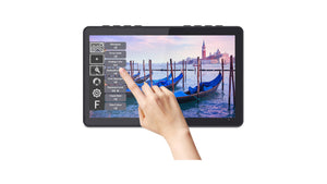 feelworld f5 pro v4 touchscreen camera monitor with built in touch screen