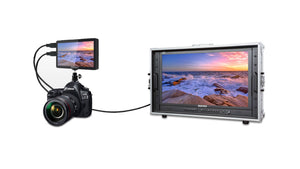 feelworld f5 pro v4 touchscreen camera monitor compatible with wireless transmitter and monitors