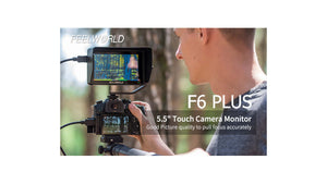 feelworld f6 plus intuitive touchscreen controls