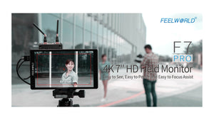 feelworld f7 pro on camera field monitor 4k hdmi input and output