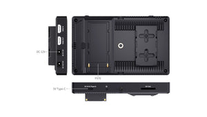 feelworld f7 pro on camera field monitor usb type c power input