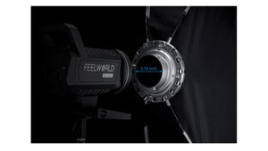 feelworld fsr120 softbox bowens mounting