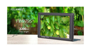 feelworld fw279s on camera field monitor ultrabright 2200nits