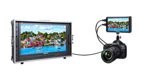 feelworld fw568 camera monitor field monitor hdmi loop out passthrough