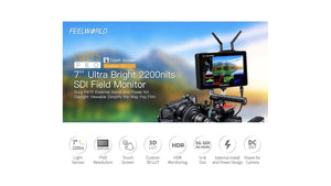 feelworld lut7s pro ultra bright camera monitor professional features