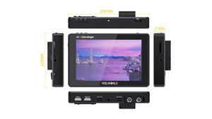 feelworld lut7s pro ultra bright camera monitor high resolution sdi field monitor