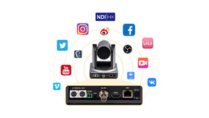 feelworld ndi20x ptz camera compatible with most software for livestreaming