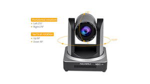 feelworld ndi20x ptz camera smooth and silent ptz movement