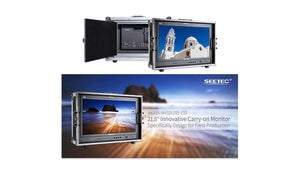 seetec p2159hsdco carry on broadcast monitor flight case