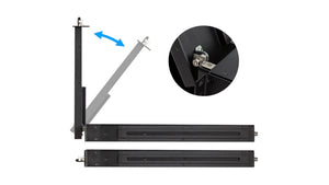 seetec sc173 hsd56 pullout 1ru rack mount monitor hinged design