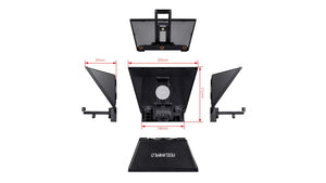 feelworld tp2 teleprompter compact and portable